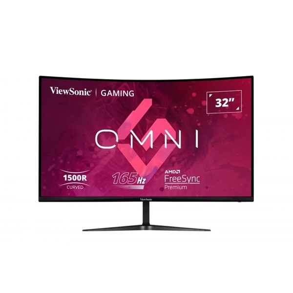 ViewSonic 31,5" VX3218-PC-mhd FHD VA 165Hz HDMI/DP ívelt monitor