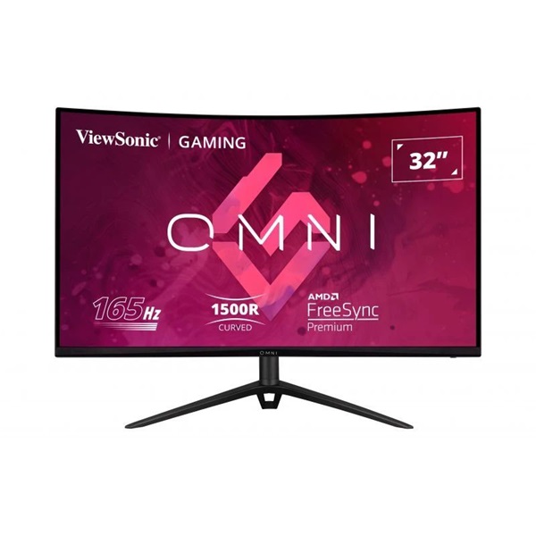 ViewSonic 31,5" VX3218-PC-mhdj FHD VA 165Hz HDMI/DP ívelt monitor