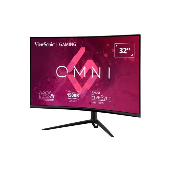 ViewSonic 31,5" VX3218-PC-mhdj FHD VA 165Hz HDMI/DP ívelt monitor