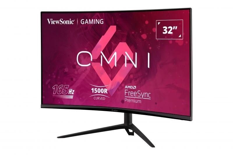 ViewSonic 31,5" VX3218-PC-mhdj FHD VA 165Hz HDMI/DP ívelt monitor