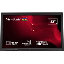 ViewSonic 21,5" TD2223 FHD TN VGA/DVI/HDMI/USB hordozható monitor