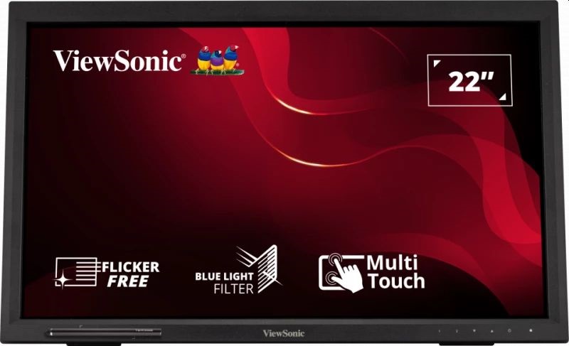 ViewSonic 21,5" TD2223 FHD TN VGA/DVI/HDMI/USB hordozható monitor