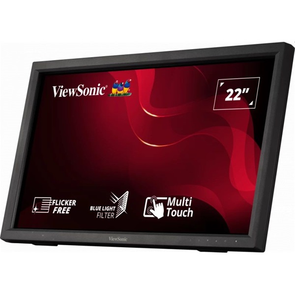 ViewSonic 21,5" TD2223 FHD TN VGA/DVI/HDMI/USB hordozható monitor