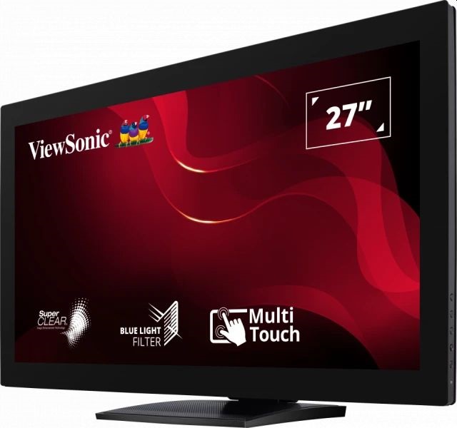 ViewSonic 27" TD2760 FHD VA VGA/DP/HDMI/USB hordozható monitor