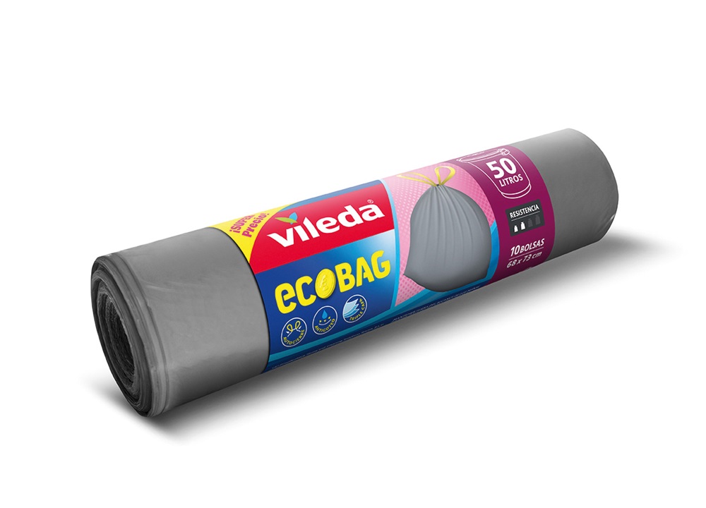 Vileda zárószalagos szemeteszsák prémium 50L