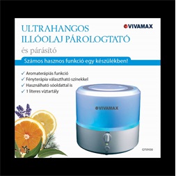 Vivamax GYVH30 ultrahangos párásító és illóolajpárologtató (Újracsomagolt)
