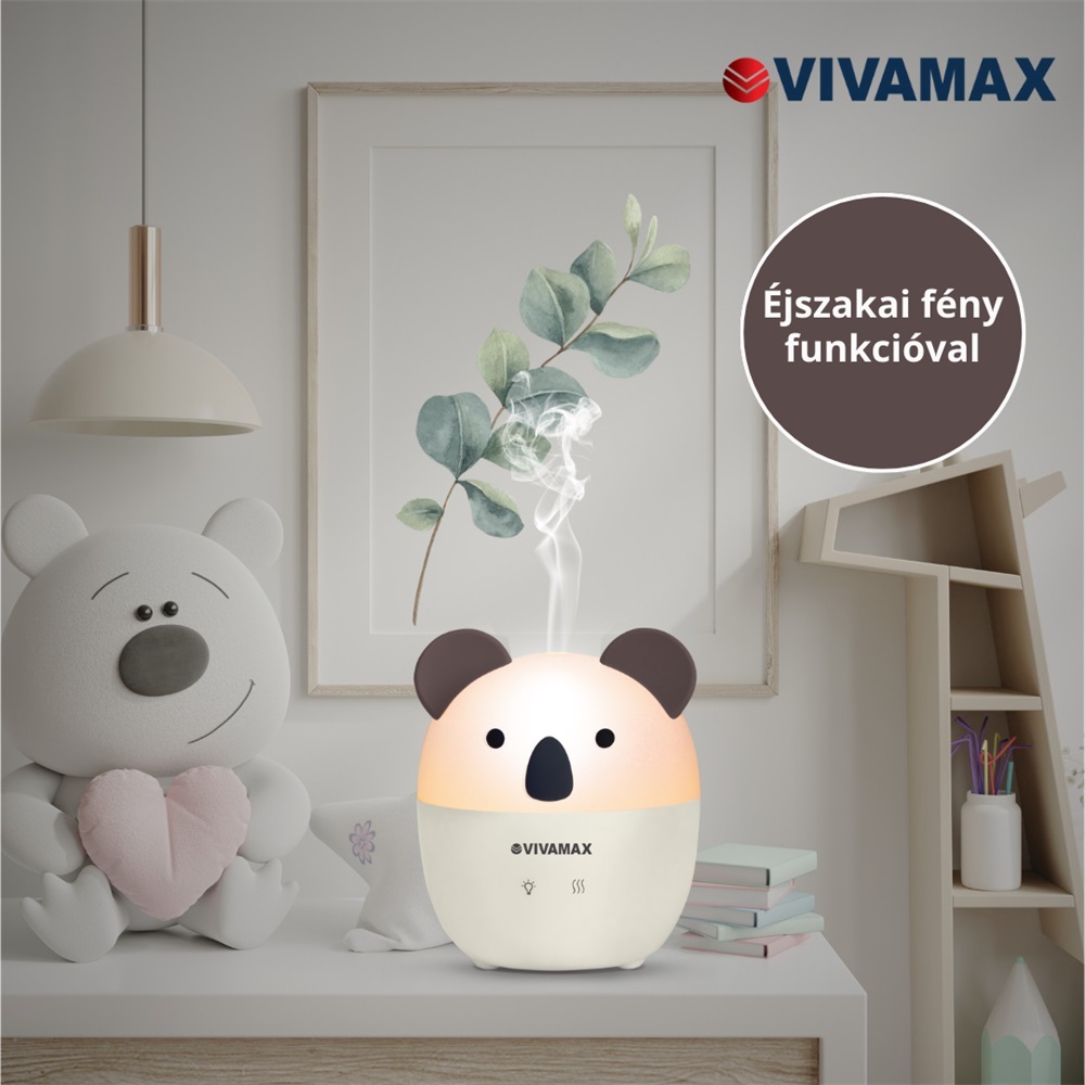 Vivamax GYVH54 ultrahangos Koala illóolaj párologtató