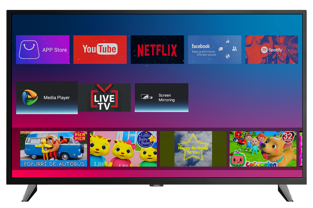 Vivax 39" 39S60T2S2SM HD Ready Android Smart LED TV