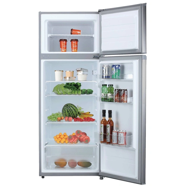 Vivax DD-207E X inox, felülfagyasztós, Hűtő:163L, Fagyasztó:41L, hűtőszekrény (Használt - B)