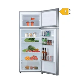 Vivax DD-207E X inox, felülfagyasztós, Hűtő:163L, Fagyasztó:41L, hűtőszekrény (Használt - B)