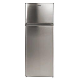 Vivax DD-207E X inox, felülfagyasztós, Hűtő:163L, Fagyasztó:41L, hűtőszekrény (Használt - B)