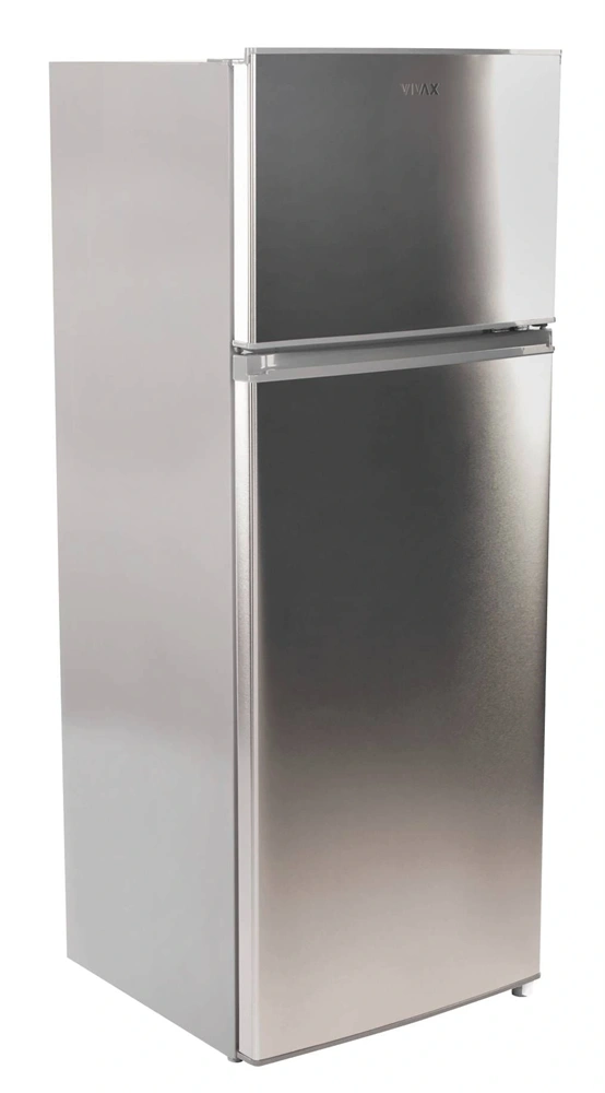 Vivax DD-207E X inox, felülfagyasztós, Hűtő:163L, Fagyasztó:41L, hűtőszekrény (Használt - B)