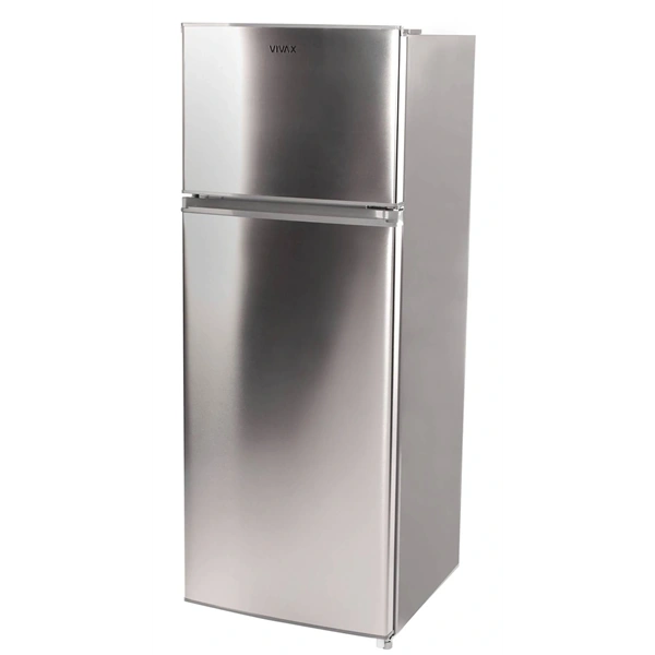 Vivax DD-207E X inox, felülfagyasztós, Hűtő:163L, Fagyasztó:41L, hűtőszekrény (Használt - B)