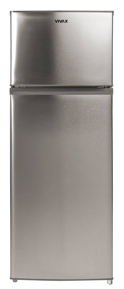 Vivax DD-207E X inox, felülfagyasztós, Hűtő:163L, Fagyasztó:41L, hűtőszekrény