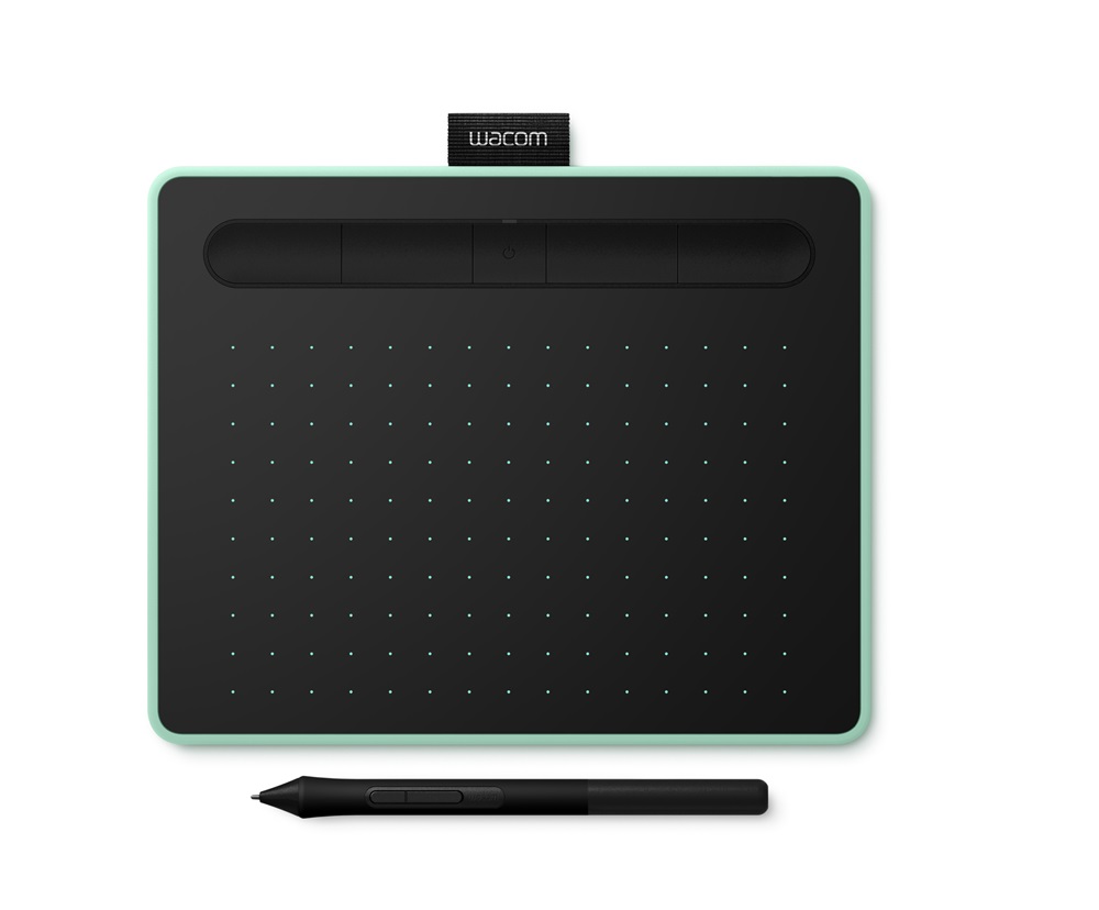 Wacom CTL-4100WLE-N Intuos S pisztácia Bluetooth digitális rajztábla