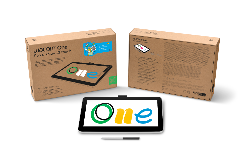 Wacom DTH134W0B One 13 Touch digitális rajztábla