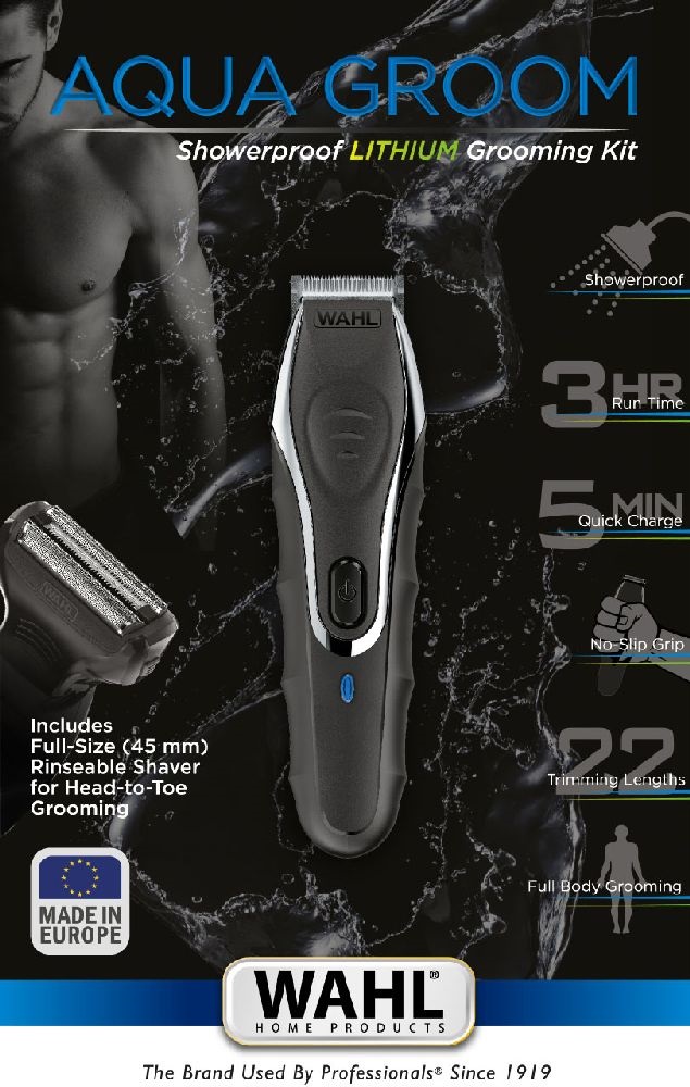 Wahl Aqua Groom száraz/nedves haj-, szakáll- és szőrnyíró