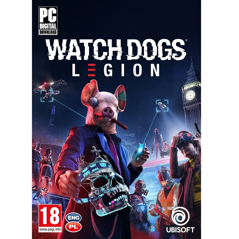 Watch Dogs Legion PC játékszoftver (Újszerű)