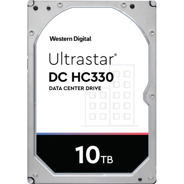 Western Digital 10TB Sata3 3,5" Ultrastar DC HC330 (WUS721010ALE6L4) winchester