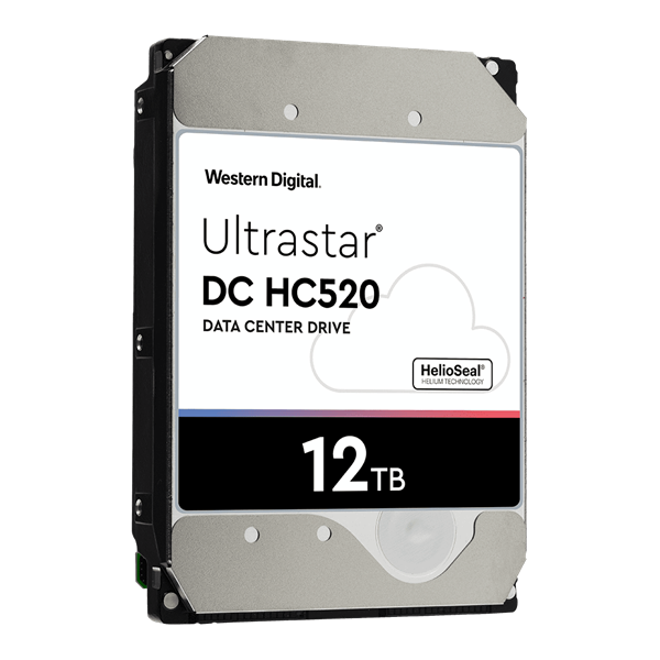 Western Digital 12TB belső SATAIII 3,5" 7200rpm 256MB Ultrastar (0F30144) winchester