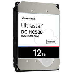 Western Digital 12TB belső SATAIII 3,5" 7200rpm 256MB Ultrastar (0F30144) winchester