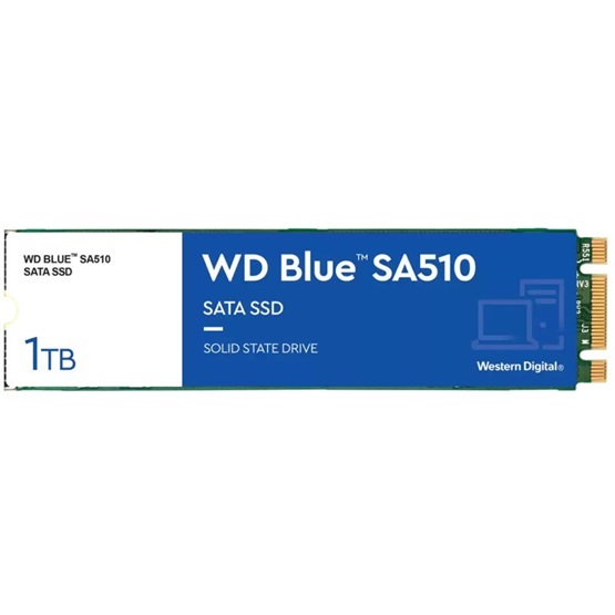 Western Digital 1TB M.2 Sata3 Blue SA510 (WDS100T3B0B) SSD