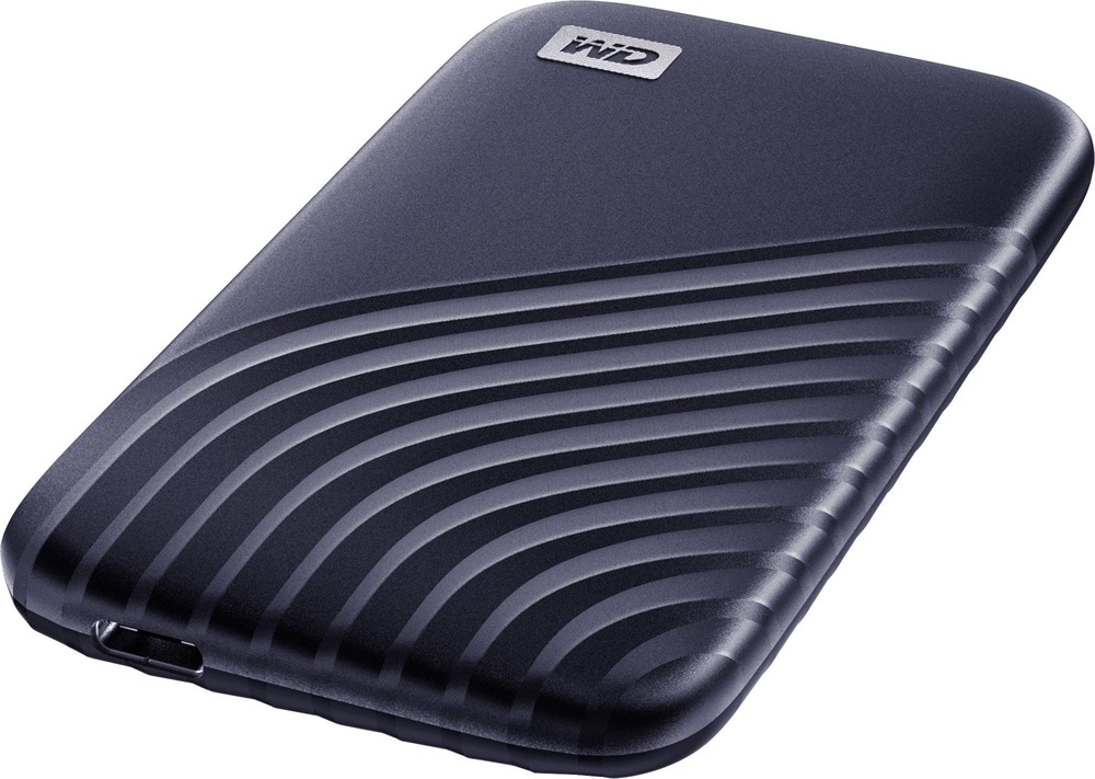 Western Digital 1TB USB 3.2 My Passport (WDBAGF0010BBL) kék külső SSD