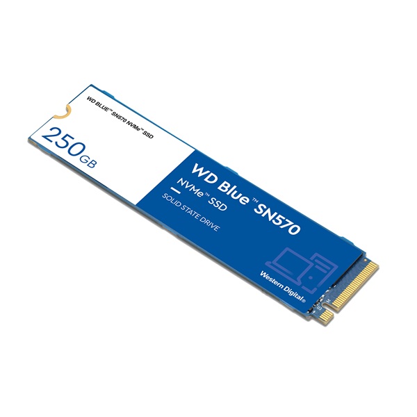 Western Digital 250GB M.2 2280 SN570 NVMe Blue (WDS250G3B0C) SSD
