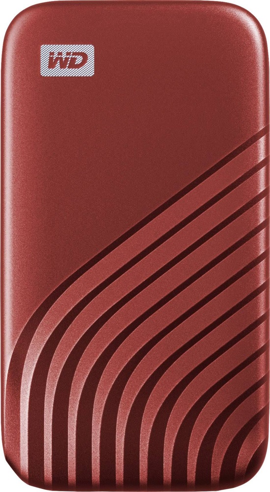 Western Digital 2TB USB 3.2 My Passport (WDBAGF0020BRD) piros külső SSD