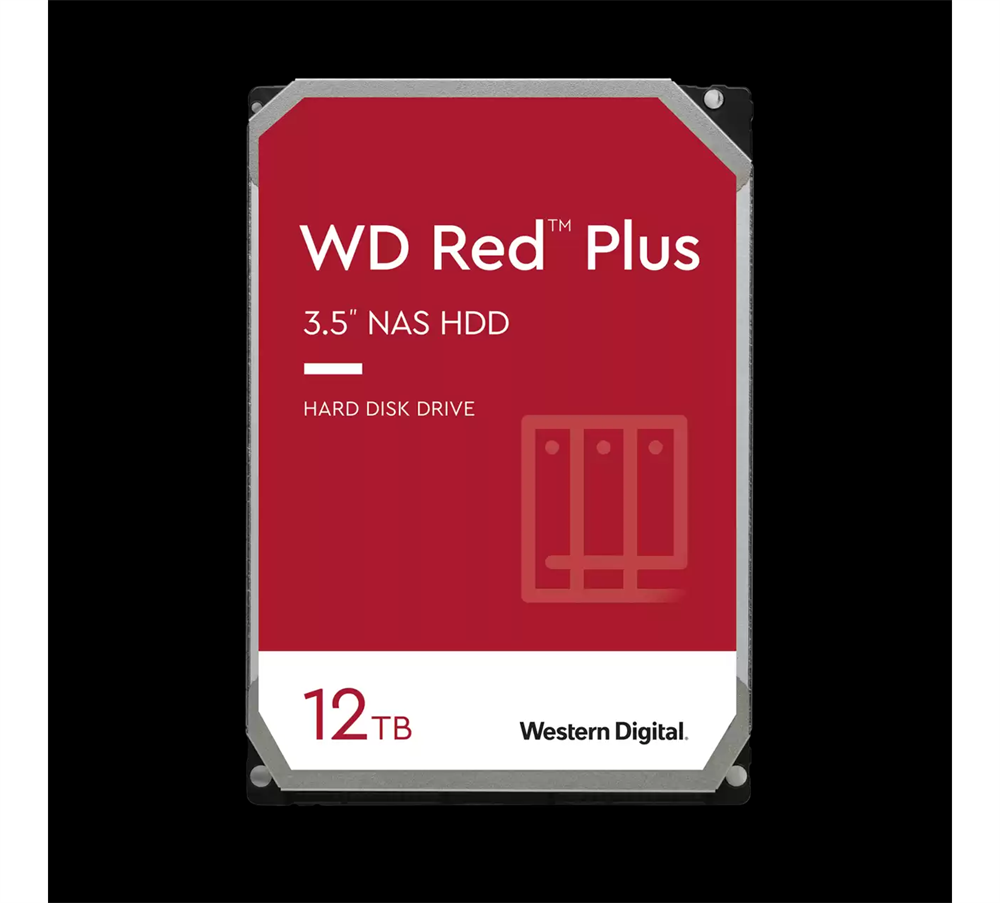 Western Digital 3,5" 12000GB belső SATAIII 7200RPM 256MB RED PLUS WD120EFBX winchester 3 év