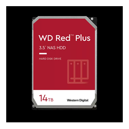 Western Digital 3,5" 14000GB belső SATAIII 7200RPM 512MB RED PLUS WD140EFGX winchester 3 év