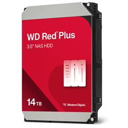 Western Digital 3,5" 14000GB belső SATAIII 7200RPM 512MB RED PLUS WD140EFGX winchester 3 év