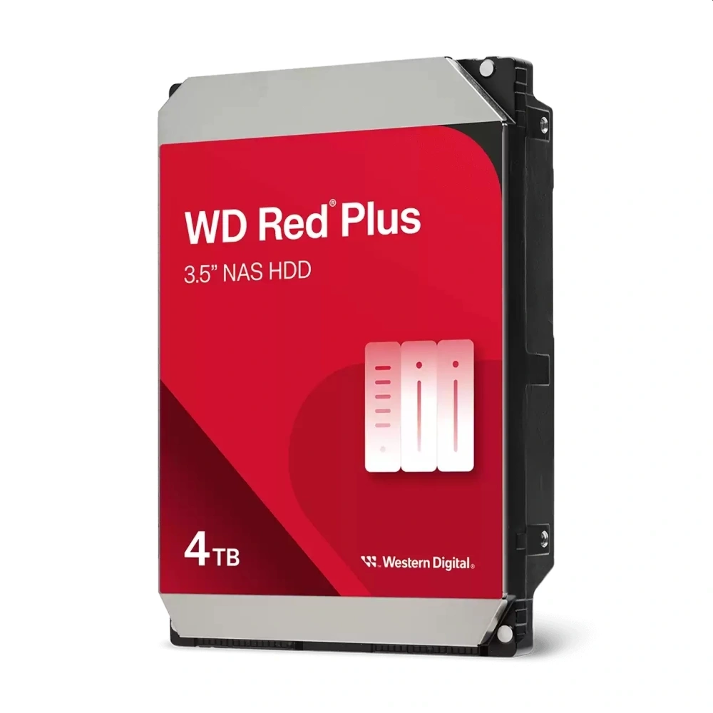 Western Digital 3,5" 4000GB belső SATAIII 5400RPM 128MB RED PLUS WD40EFZZ winchester 3 év