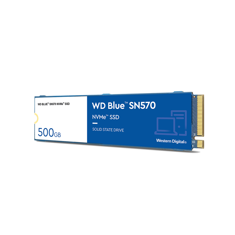 Western Digital 500GB M.2 2280 SN570 NVMe Blue (WDS500G3B0C) SSD