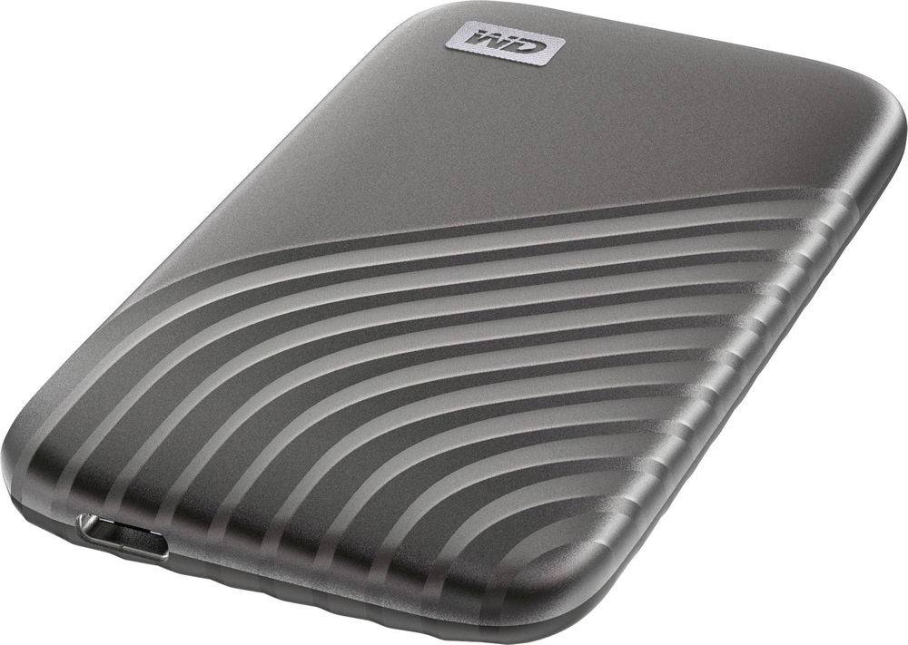 Western Digital 500GB USB 3.2 My Passport (WDBAGF5000AGY) szürke külső SSD