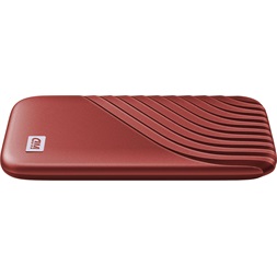 Western Digital 500GB USB 3.2 My Passport (WDBAGF5000ARD) piros külső SSD