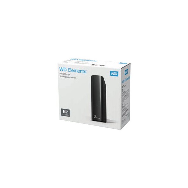 Western Digital Elements Desktop WDBWLG0060HBK 3,5" 6TB USB3.0 fekete külső winchester