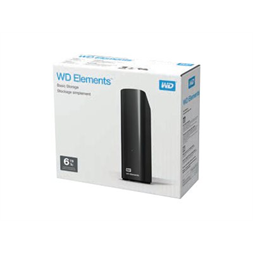 Western Digital Elements Desktop WDBWLG0060HBK 3,5" 6TB USB3.0 fekete külső winchester