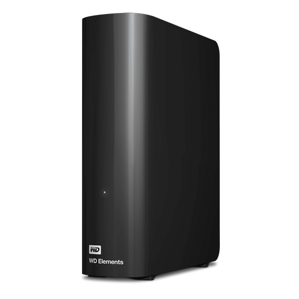Western Digital Elements Desktop WDBWLG0100HBK 3,5" 10TB USB3.0 fekete külső winchester
