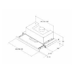 Whirlpool AKR 5390/1 IX beépíthető páraleszívó