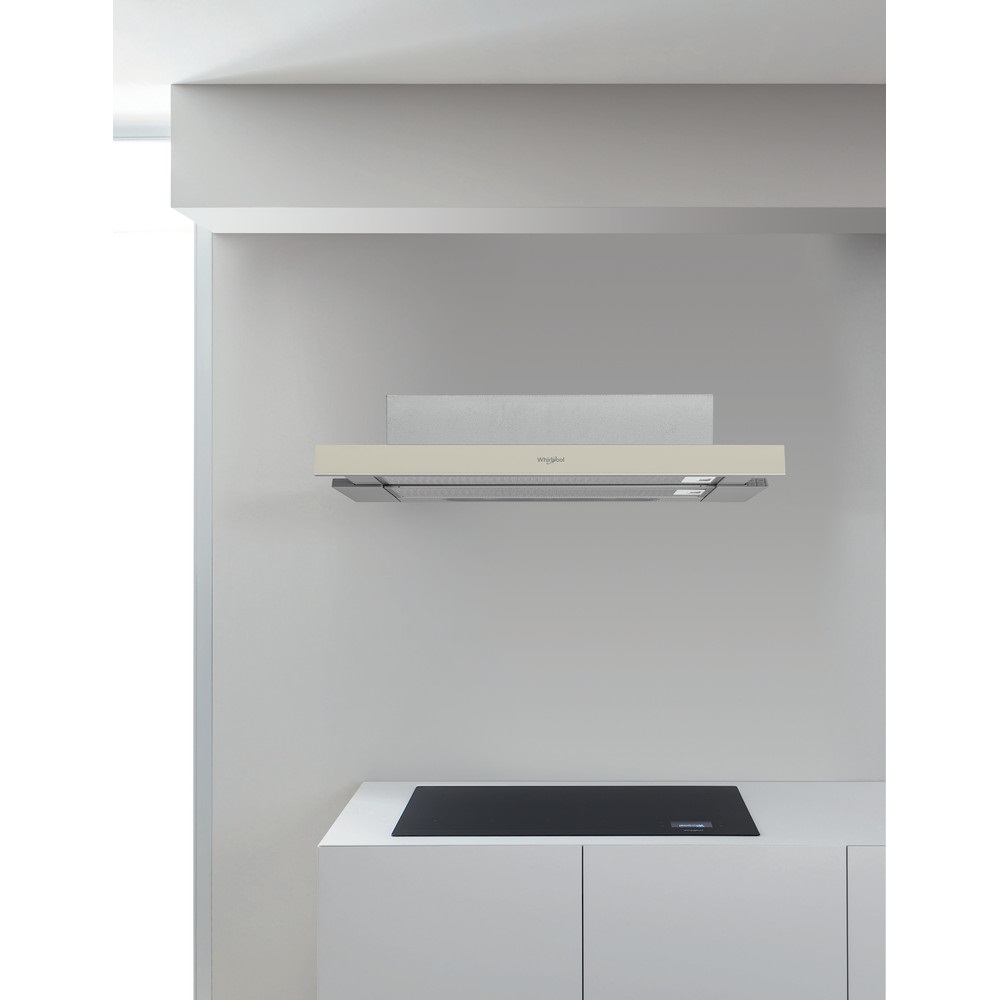 Whirlpool AKR 750 G SD inox, beépíthető, kihúzható, méret:59,8 cm, teleszkópos, zajszint:62 dB, páraelszívó