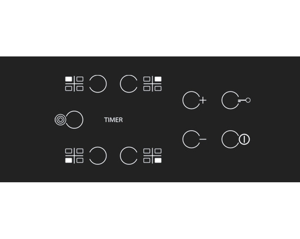 Whirlpool AKT 8130/LX fekete, beépíthető, elektromos üvegkerámia, főzőzóna: 4, beépíthető méret: 56cm, főzőlap