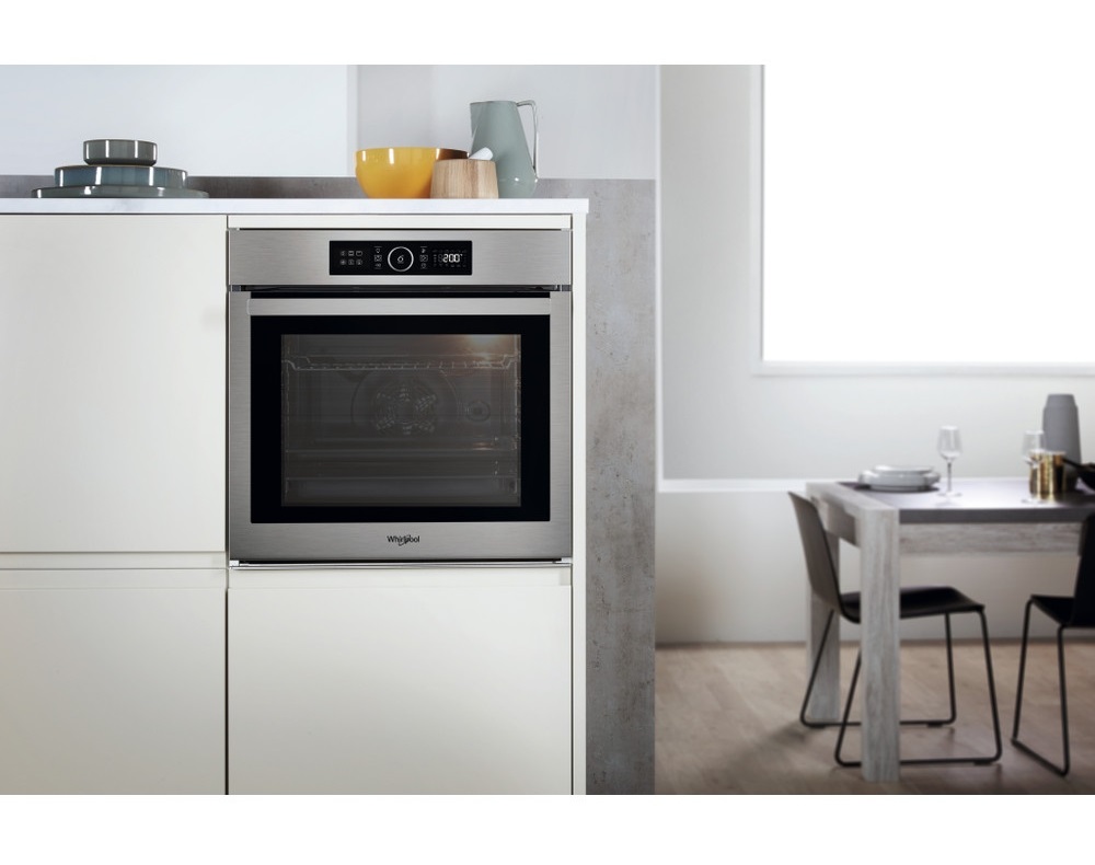Whirlpool AKZ9 6270 IX inox, beépíthető, sütőtér: 73L, grill, légkeverés, sütő