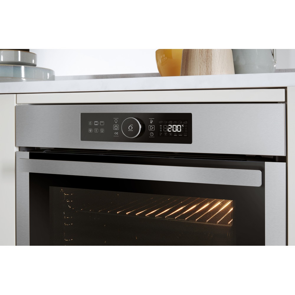 Whirlpool AKZ9 6270 IX inox, beépíthető, sütőtér: 73L, grill, légkeverés, sütő