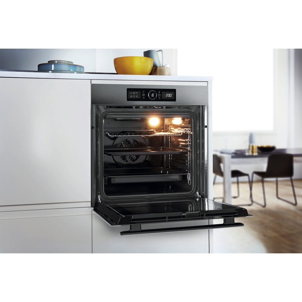 Whirlpool AKZ9 6270 IX inox, beépíthető, sütőtér: 73L, grill, légkeverés, sütő