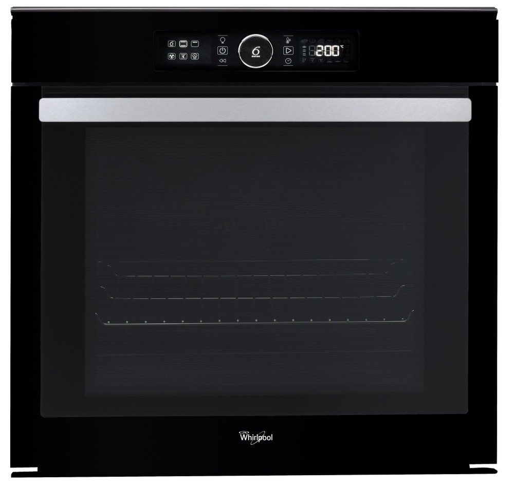 Whirlpool AKZM 8480 NB fekete, beépíthető, sütőtér: 73L, grill, légkeverés, pirolitikus, sütő