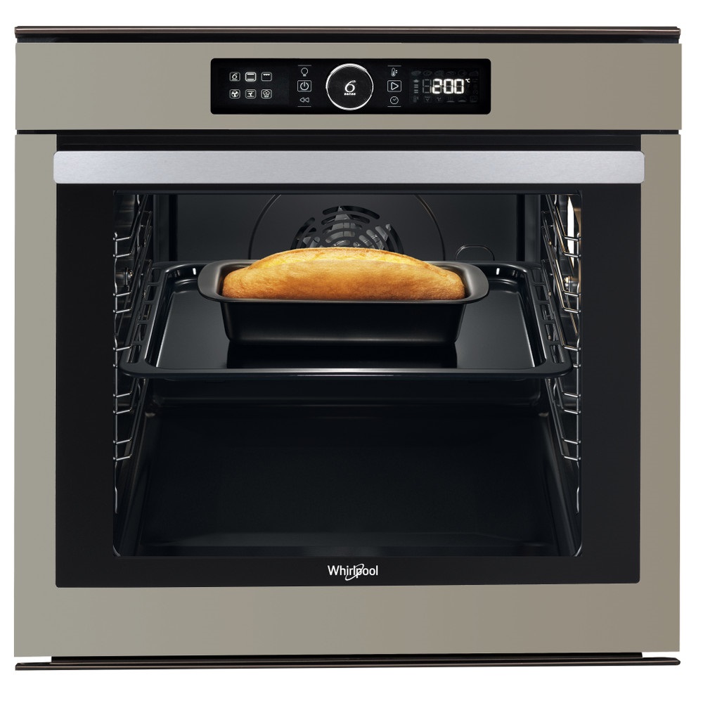 Whirlpool AKZM 8480 S ezüst, beépíthető, sütőtér: 73L, grill, légkeverés,  pirolitikus, sütő