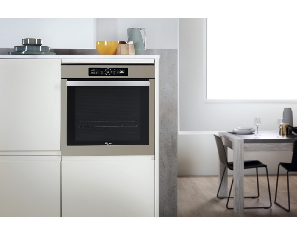 Whirlpool AKZM 8480 S ezüst, beépíthető, sütőtér: 73L, grill, légkeverés,  pirolitikus, sütő