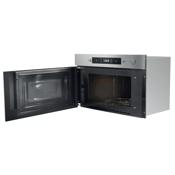 Whirlpool AMW 439/IX 750W 22L inox beépíthető mikrohullámú sütő