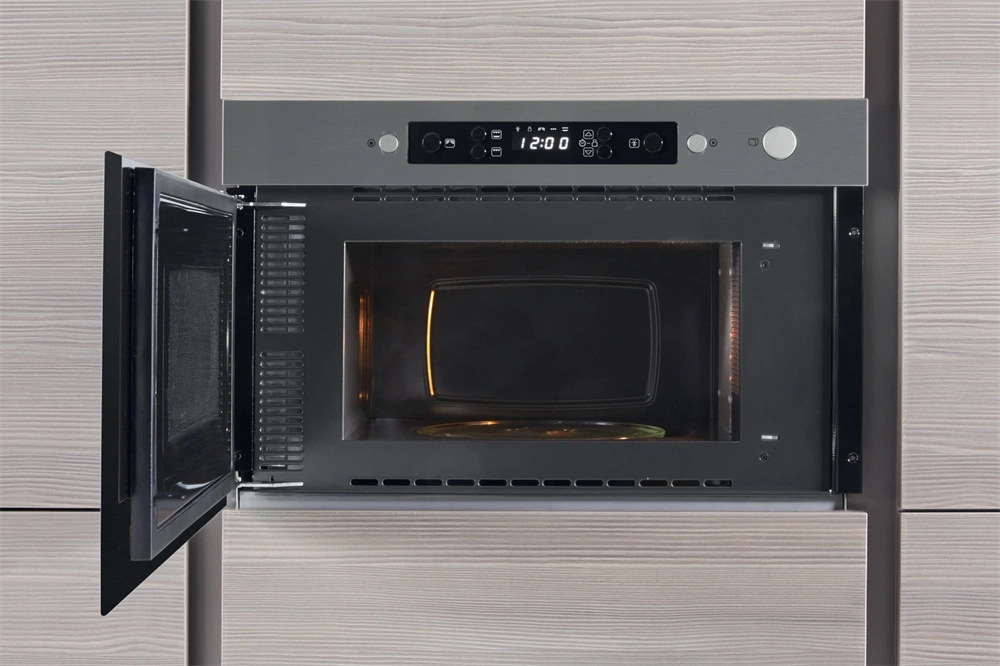 Whirlpool AMW 439/IX 750W 22L inox beépíthető mikrohullámú sütő